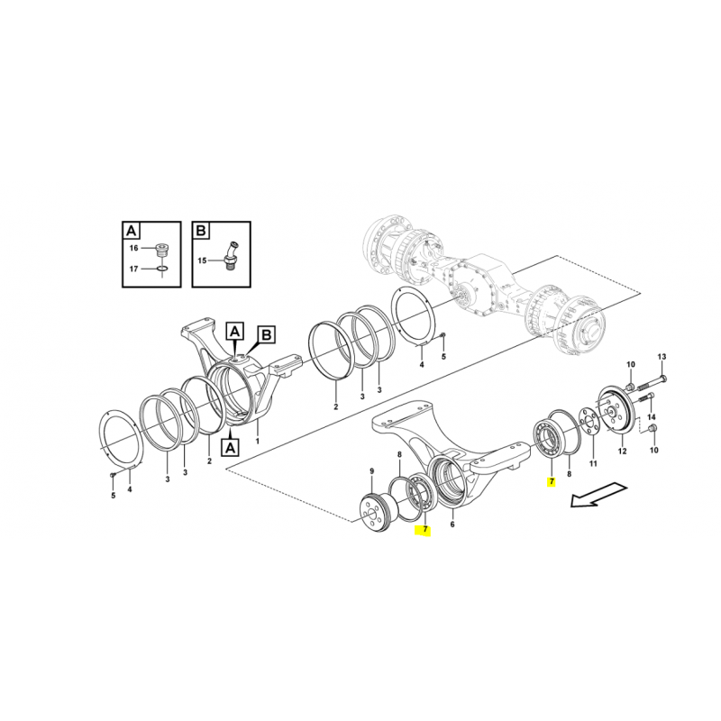 CVA ПОДШИПНИК СТУПИЦЫ ПОГРУЗЧИК VOLVO L120E L110G
