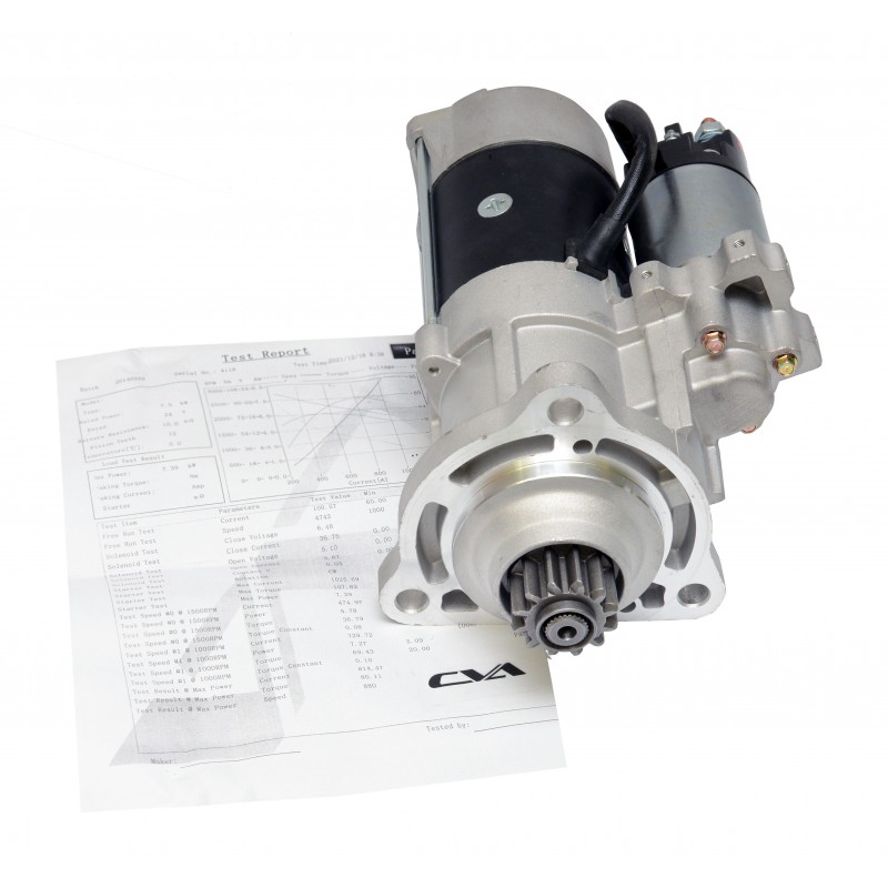 СТАРТЕР 24V CVA С ГРАФИКОМ ЭКСКАВАТОР-ПОГРУЗЧИК-VOLVO