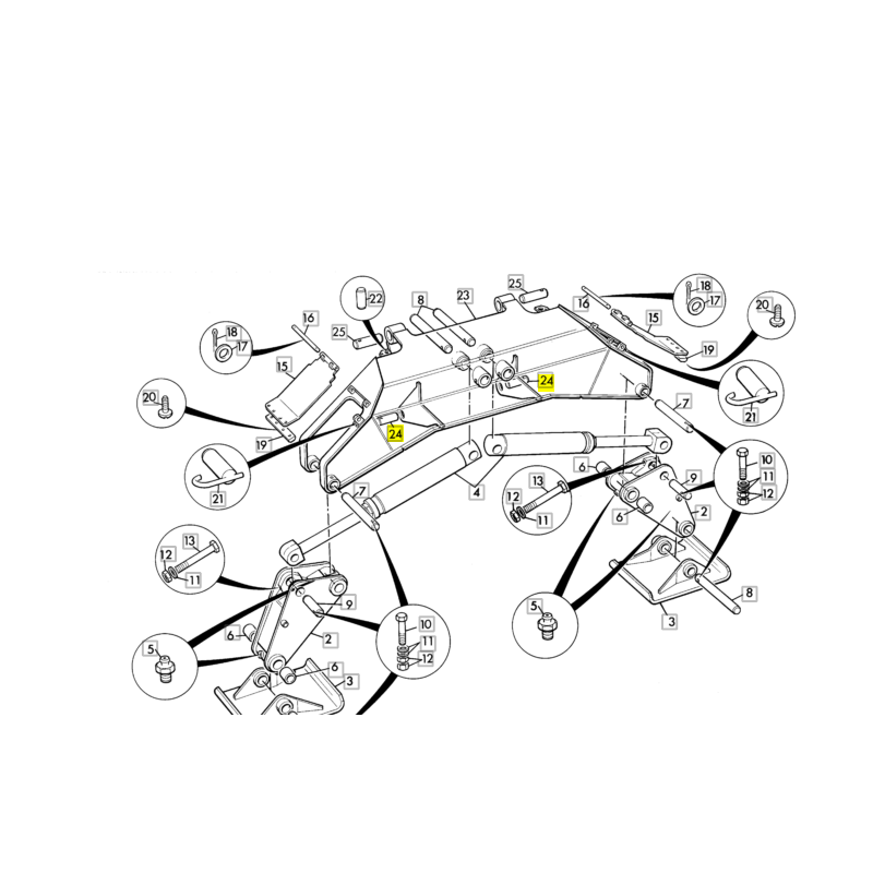 ШТИФТ ПРИВОДА LIFT JCB ЭКСКАВАТОР-ПОГРУЗЧИК 3CX