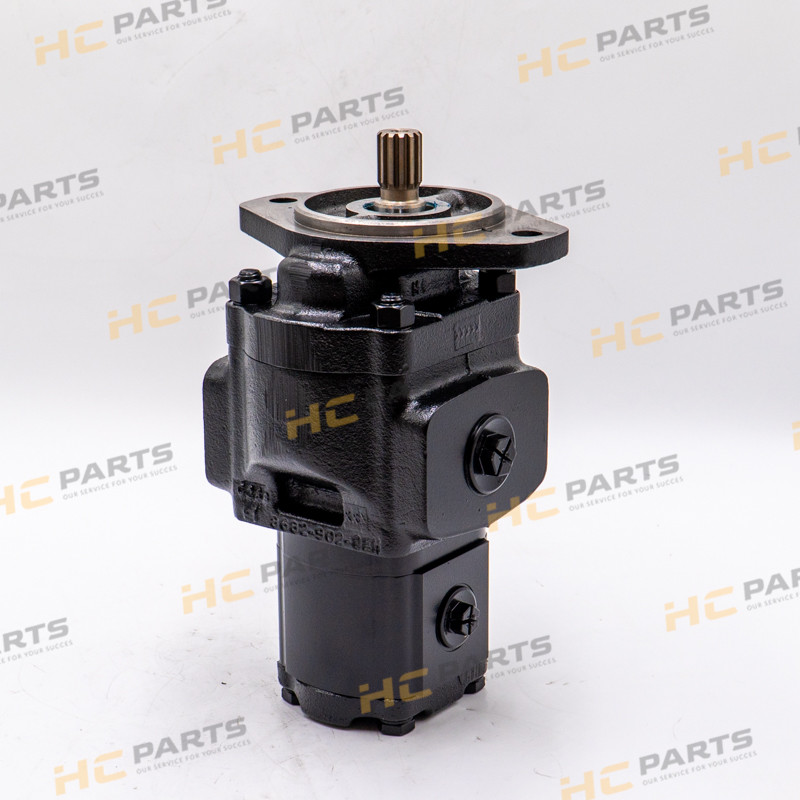 JCB гидравлический насос 2 секционный 37 + 14cc / REV-PARKER