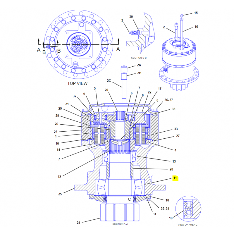 ПОДШИПНИК OEM KOYO CAT ЭКСКАВАТОР