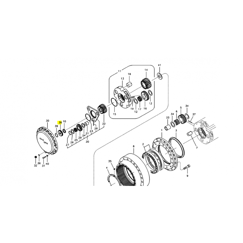 ОРИГИНАЛЬНАЯ ЗВЕЗДОЧКА ВОЛЬВО ЭКСКАВАТОР