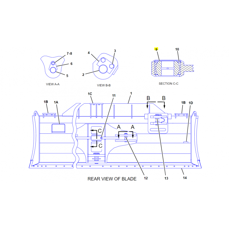 ПОДШИПНИК ПЛУГА CVA CAT БУЛЬДОЗЕР
