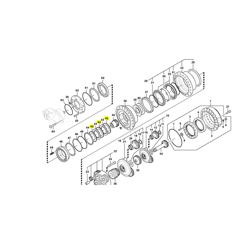 ФРИКЦИОННЫЙ ДИСК OEM ЭКСКАВАТОР VOLVO