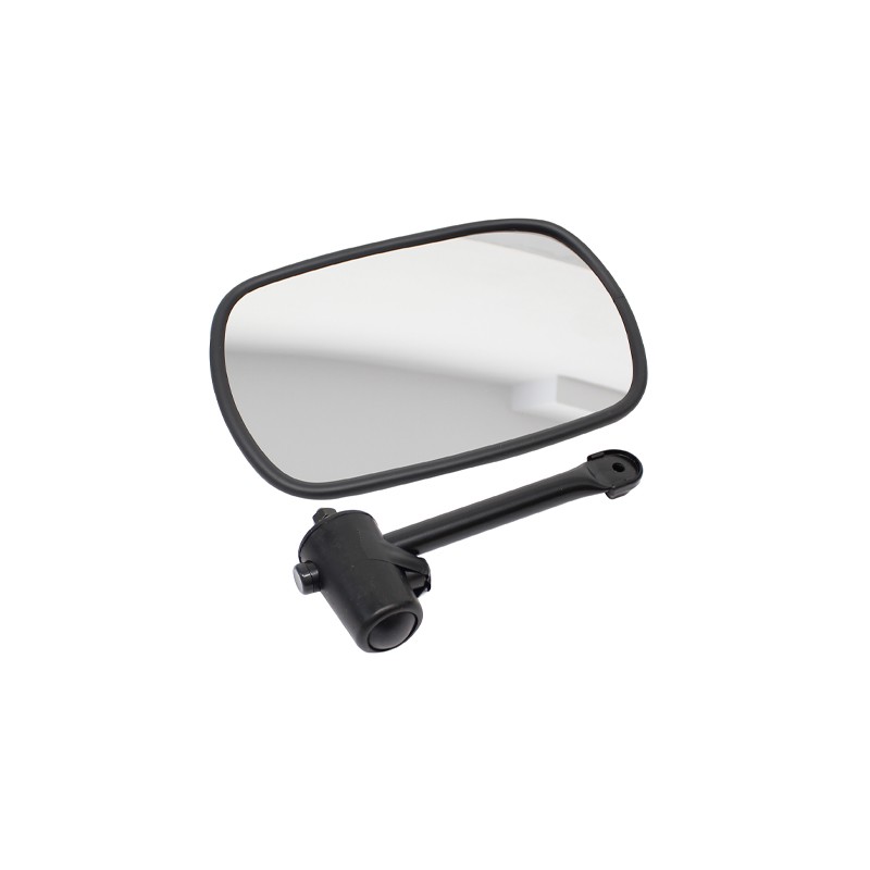 Exterior mirror with handle suitable for JCB 3CX 4CX