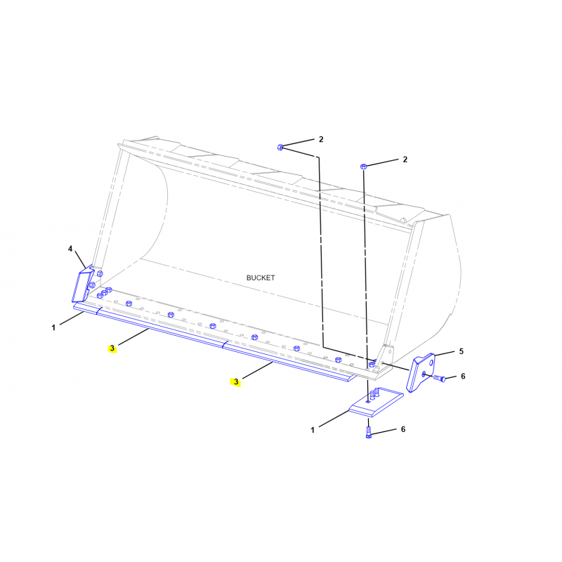 ВИНТОВОЙ ЛЕМЕХ CAT 1451X406X35