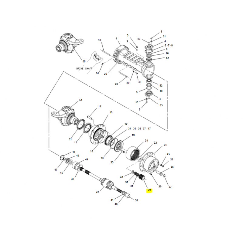 СПУТНИК СТУПИЦЫ КОЛЕСА CAT TELEHANDLER