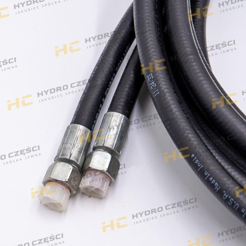 JCB BOOM hydraulic hose (separated) 3/8" BSP 4300mm - OEM