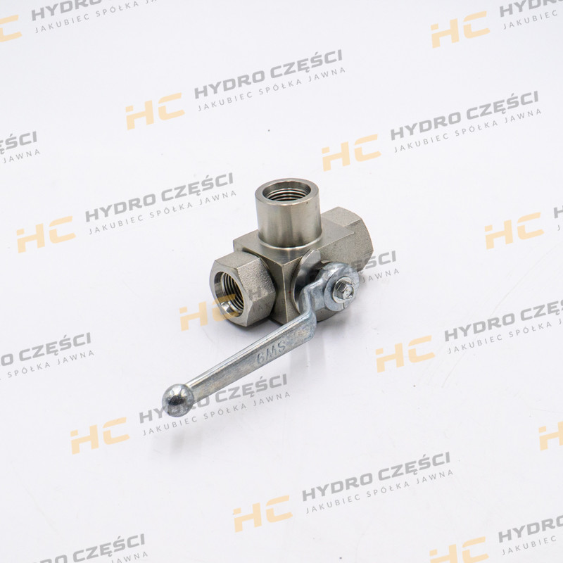 JCB Three-Port ball valve 1/2 BSP - AZERI PARTS