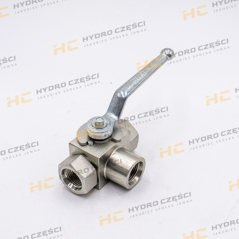 JCB шаровой клапан 3 порта 1/2 BSP-AZERI PARTS