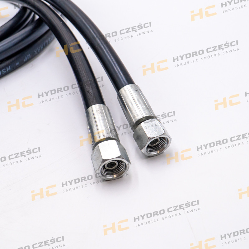 JCB BOOM hydraulic hose 3/8" BSP 4100mm - AZERI PARTS