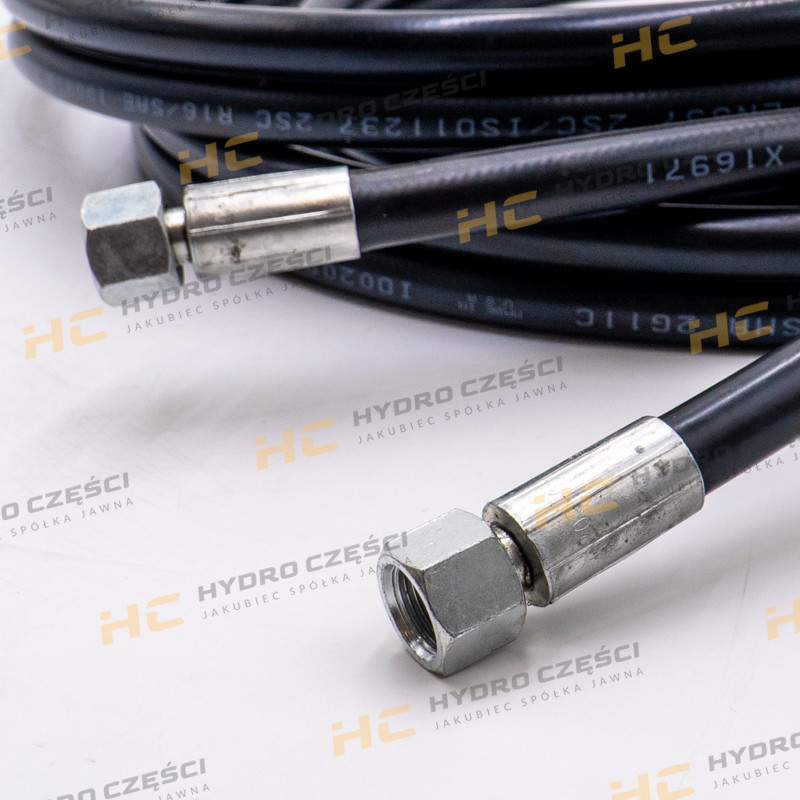 JCB BOOM hydraulic hose 3/8" BSP 4100mm - AZERI PARTS