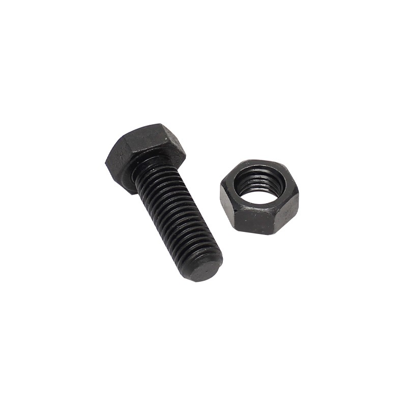 Side tooth bolt and nut suitable for JCB