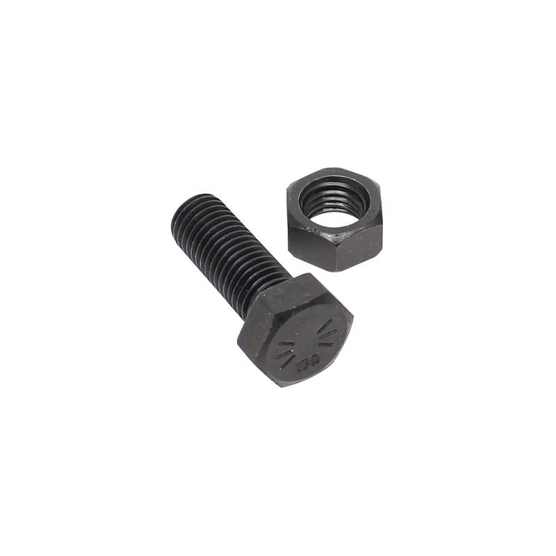 Side tooth bolt and nut suitable for JCB