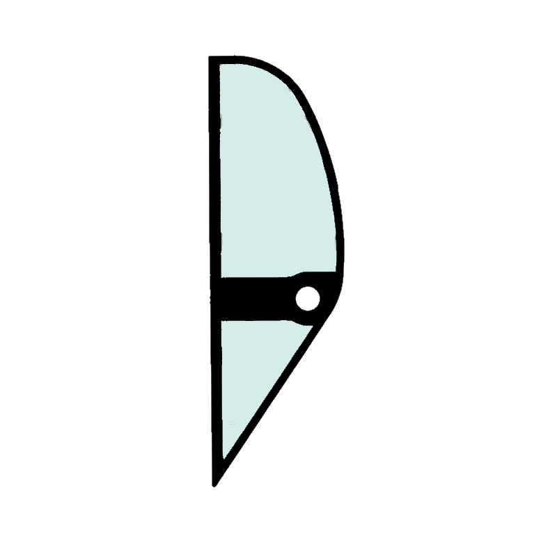 Боковое стекло за дверью шелкография телескопический погрузчик BOBCAT TL30. 60 T35.130slp TL25.60