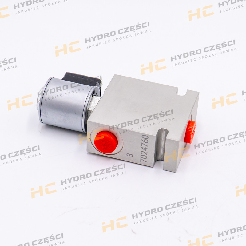 JCB Solenoid valve with coil - HYDRAFOCE
