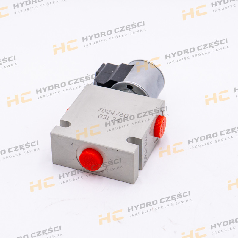 JCB Solenoid valve with coil - HYDRAFOCE