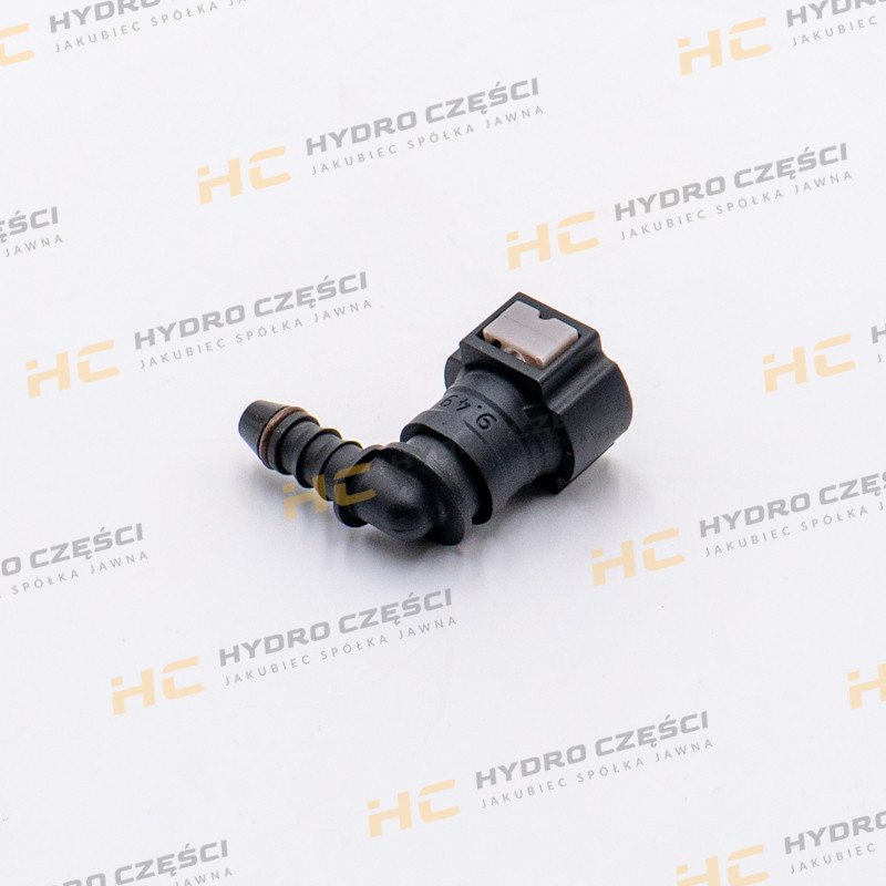 JCB Fuel pipe connector FI-9.49mm 6mm - AZERI PARTS