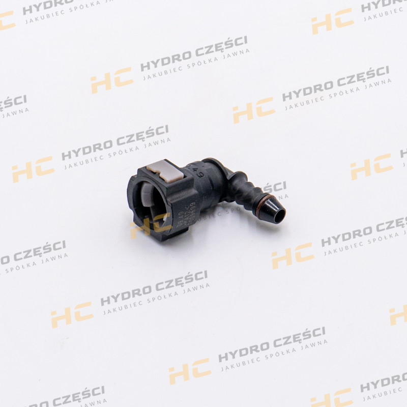 JCB Fuel pipe connector FI-9.49mm 6mm - AZERI PARTS