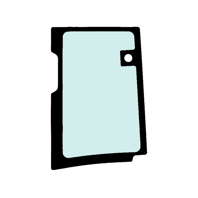 БОКОВОЕ СТЕКЛО ЗА ДВЕРЬЮ ТРАФАРЕТНАЯ ПЕЧАТЬ МИНИ-ЭКСКАВАТОР TAKEUCHI TB325R