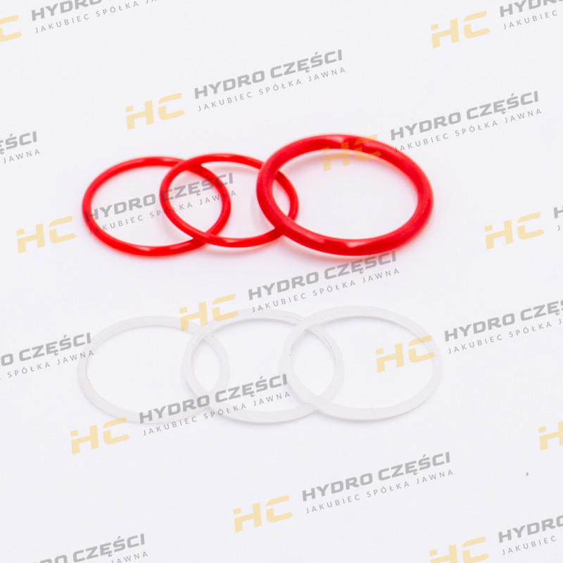 JCB Set of actuator valve seals (OEM Quality) - DELLAR