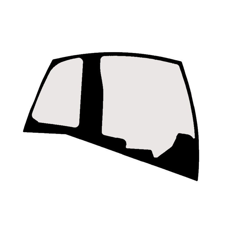 СТЕКЛО ПРАВАЯ СТОРОНА ШЕЛКОГРАФИЯ КОЛЕСНЫЙ/ГУСЕНИЧНЫЙ ЭКСКАВАТОР MECALAC 15MWR 15MC