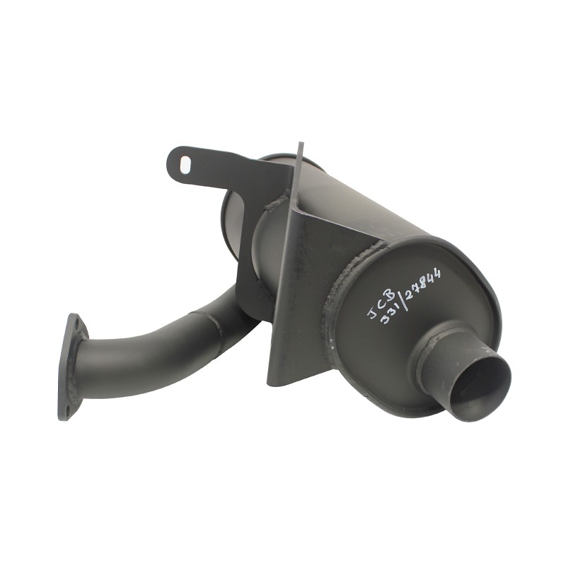 Silencer turbo exhaust suitable for JCB 3CX 4CX - AK turbo engine