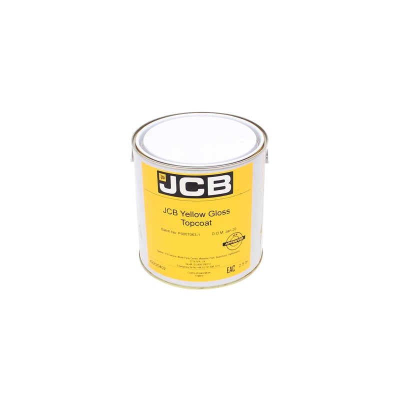 Краска JCB - 2,5 л, подходящая для JCB