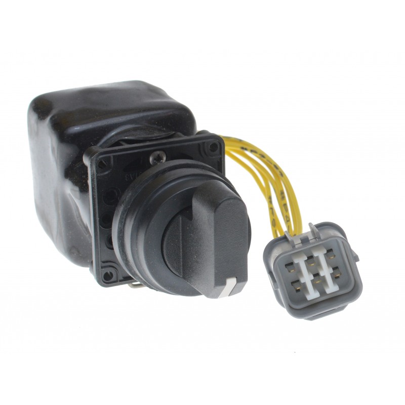 ПЕРЕКЛЮЧАТЕЛЬ ПОВОРОТА КОЛЕСА 3 ПОЗИЦИИ JCB