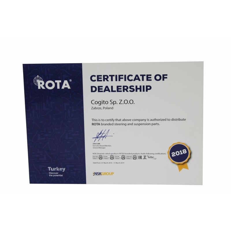 НАКОНЕЧНИК РУЛЕВОЙ ТЯГИ CAT ROTA