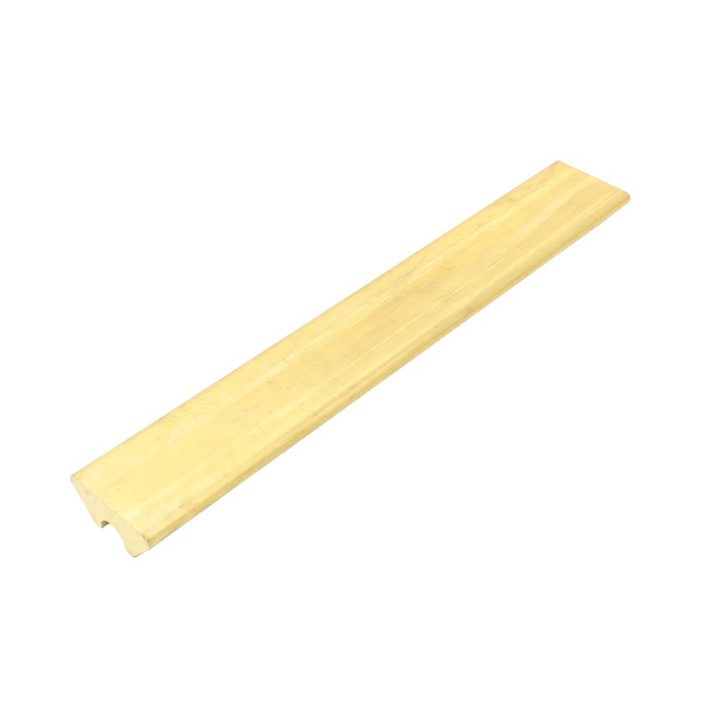 Pad wear strip bottom - BRASS suitable for JCB 3CX 4CX