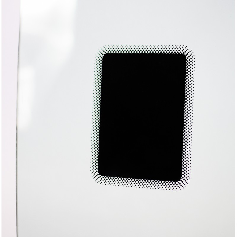 БОКОВОЕ СТЕКЛО ЗА ДВЕРЬЮ, ЛЕВАЯ СТОРОНА, ШЕЛКОГРАФИЯ, ЭКСКАВАТОР-ПОГРУЗЧИК CAT 428F 422F 3259300