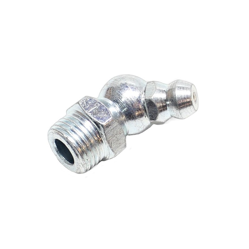 Nipple grease 1/8 BSP - 45 degree suitable for JCB