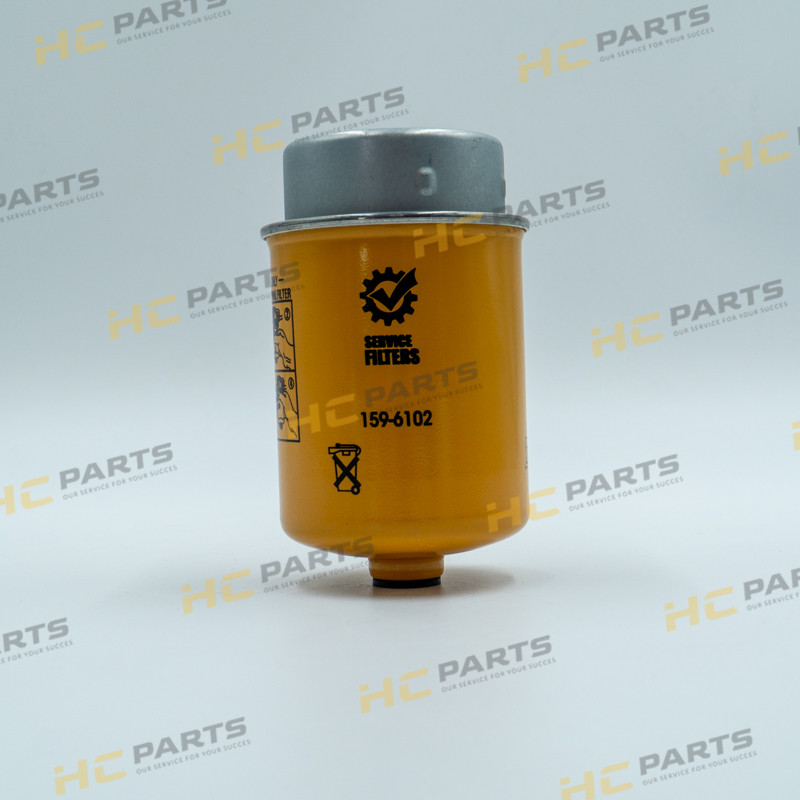 CAT Water separator fuel system - backhoe loader