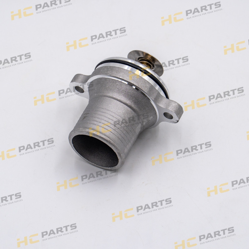 JCB Thermostat with housing Perkins Re Rg Rj - 3CX 4CX KMP