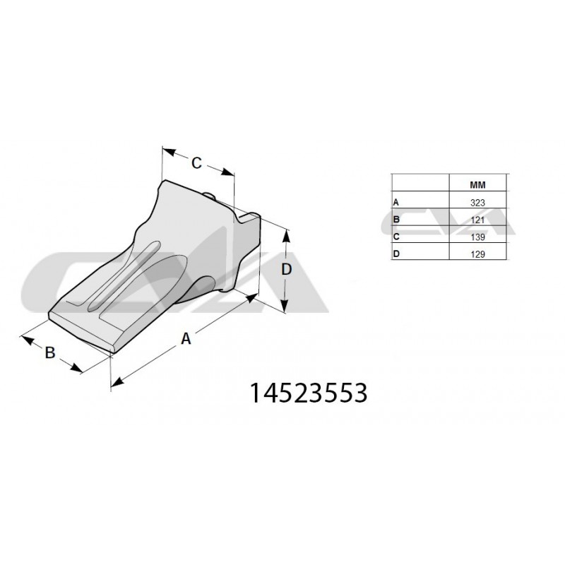 40GPE ОБЩЕГО НАЗНАЧЕНИЯ ЗУБ