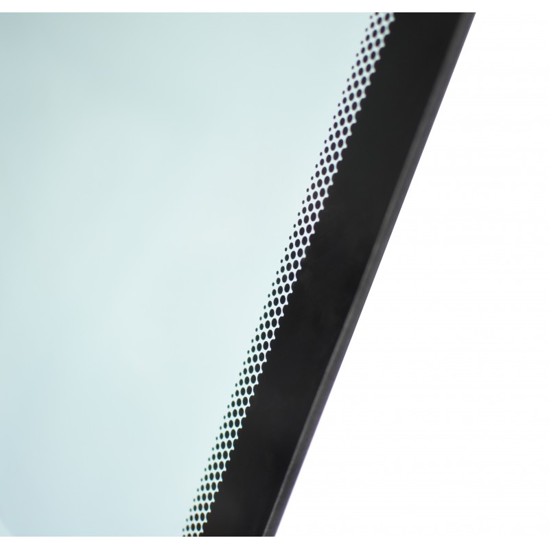 СТЕКЛО ДВЕРИ ВЕРХНЯЯ ЛЕВАЯ СТОРОНА ШЕЛКОГРАФИЯ ЭКСКАВАТОР-ПОГРУЗЧИК CAT 428F 3822261