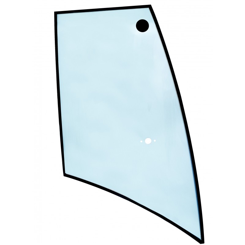 БОКОВОЕ СТЕКЛО ЗА ДВЕРЬЮ ЛЕВАЯ СТОРОНА ШЕЛКОГРАФИЯ ЭКСКАВАТОР-ПОГРУЗЧИК CAT 428E 2059609