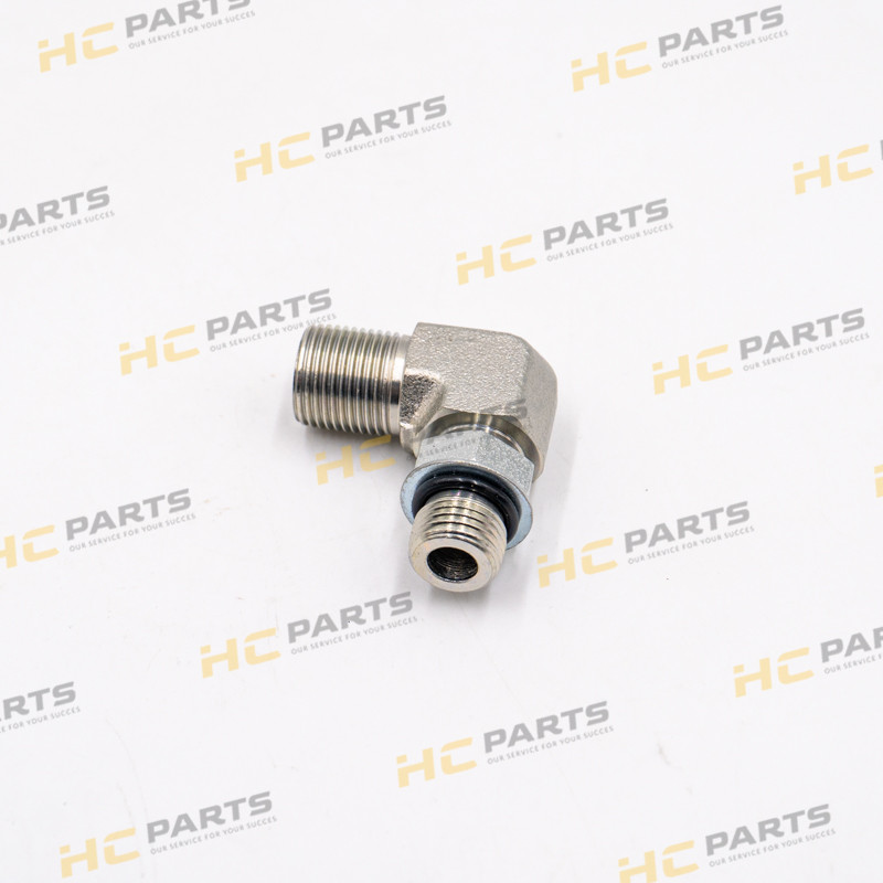 JCB Adapter elbow 9/16UNF - 3/8BSP - AZERI PARTS