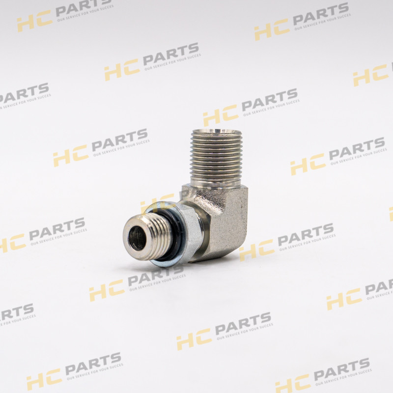 JCB Adapter elbow 9/16UNF - 3/8BSP - AZERI PARTS