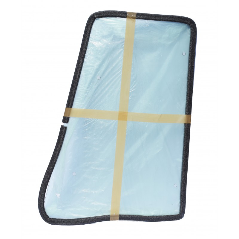 БОКОВОЕ СТЕКЛО ЗА ДВЕРЬЮ ПРАВАЯ СТОРОНА ЭКСКАВАТОР-ПОГРУЗЧИК JCB 3CX ДЛЯ СЕРИЙНОГО НОМЕРА 938814 827/80150