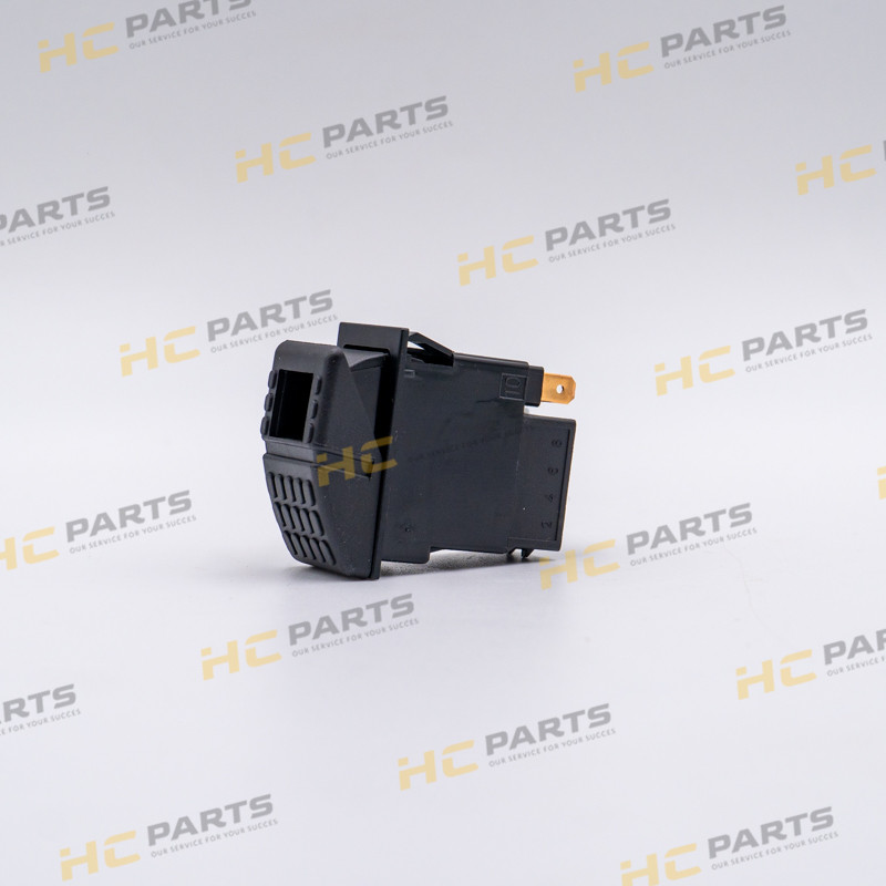 JCB Cabin switch with key (2 Pins) - telescopic handler