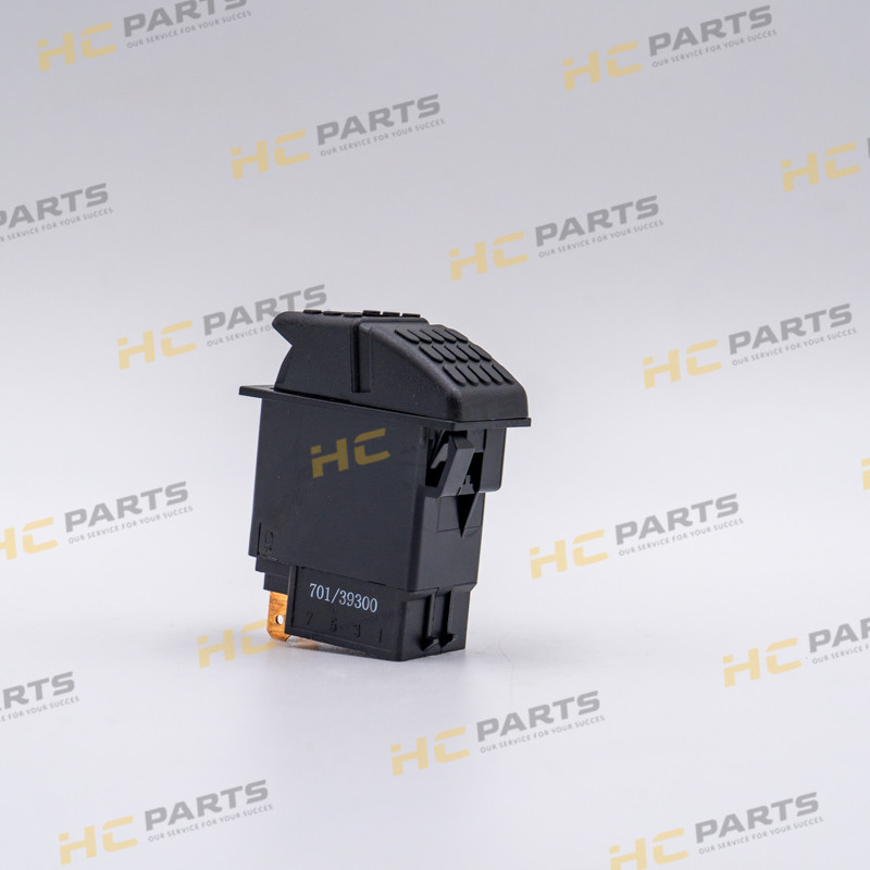JCB Cabin switch with key (2 Pins) - telescopic handler