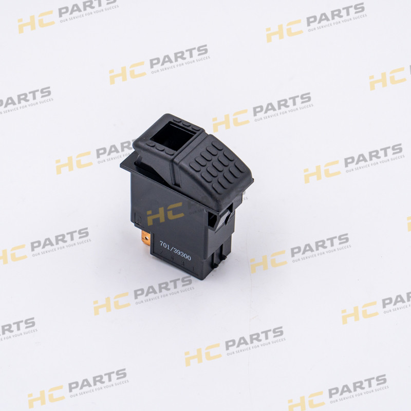 JCB Cabin switch with key (2 Pins) - telescopic handler