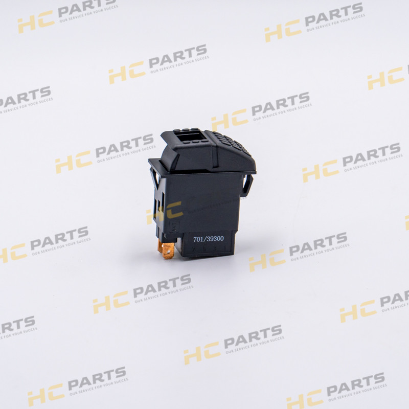 JCB Cabin switch with key (2 Pins) - telescopic handler