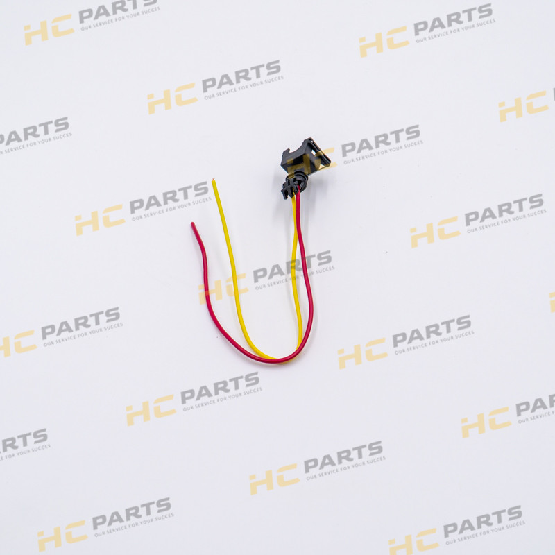 JCB Female plug with cable 2 pin