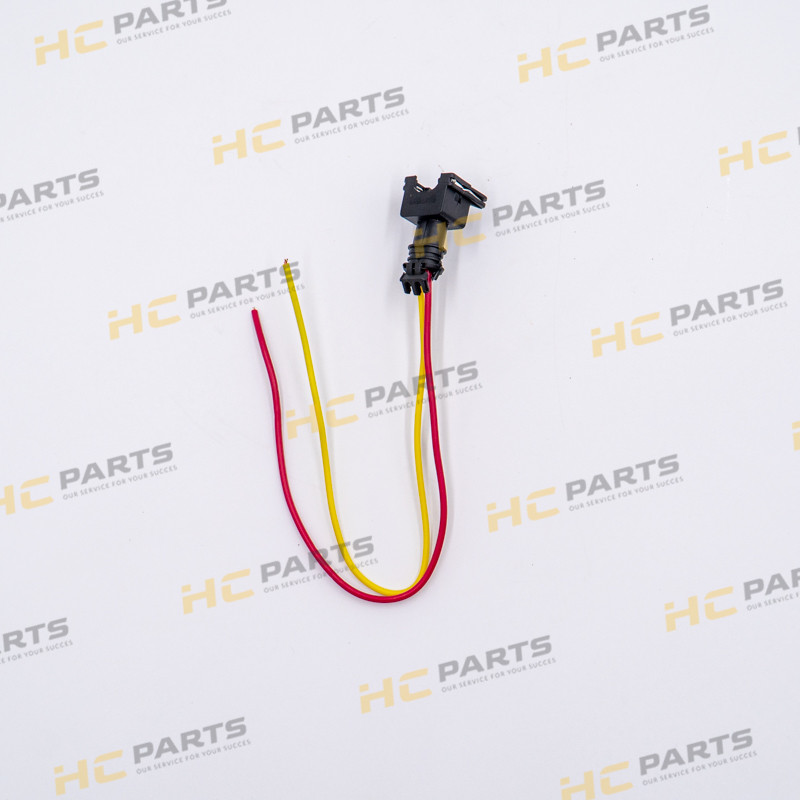 JCB Female plug with cable 2 pin