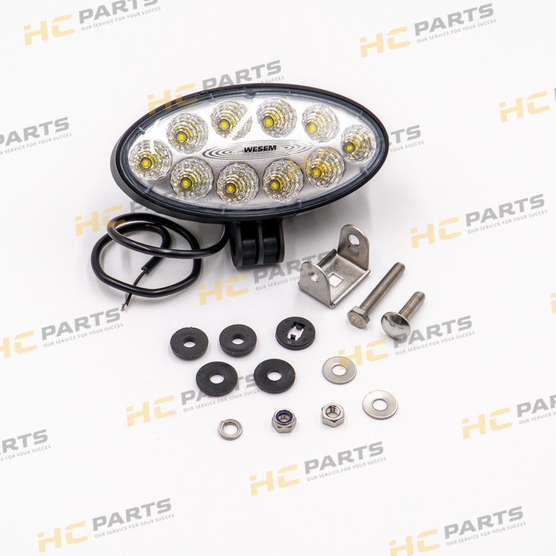 JCB рабочий светильник эллипс 12V DT LED - 3CX 4CX WESEM