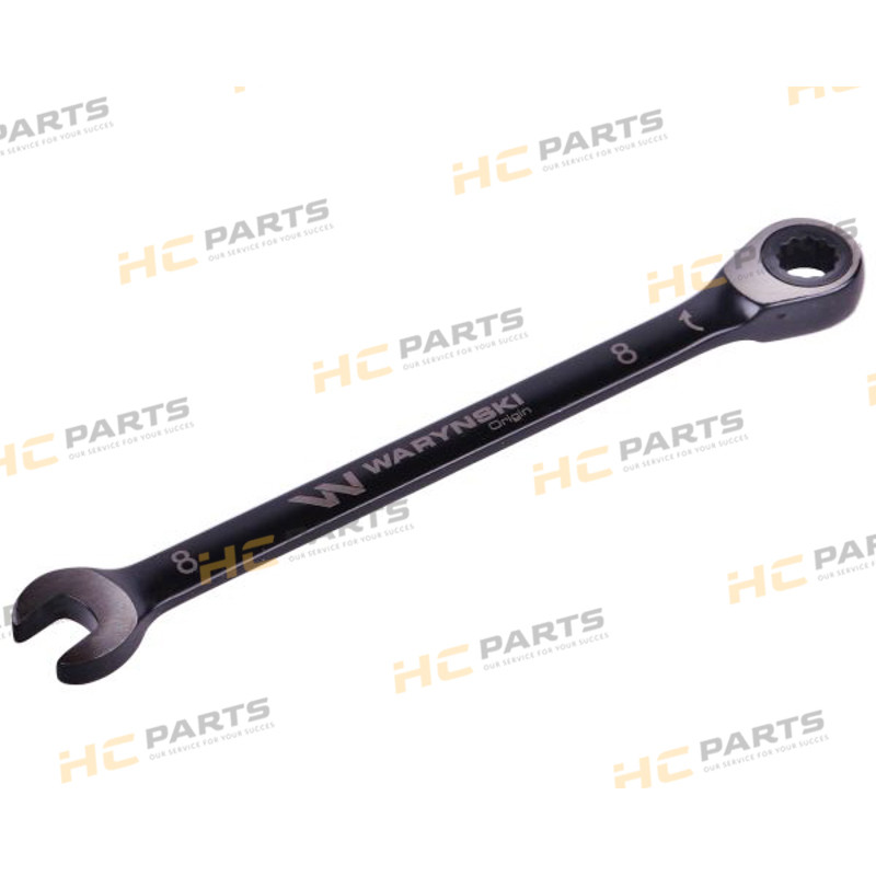 Combination wrench 8 mm with a ratchet 72 teeth standard ASME B107-2010