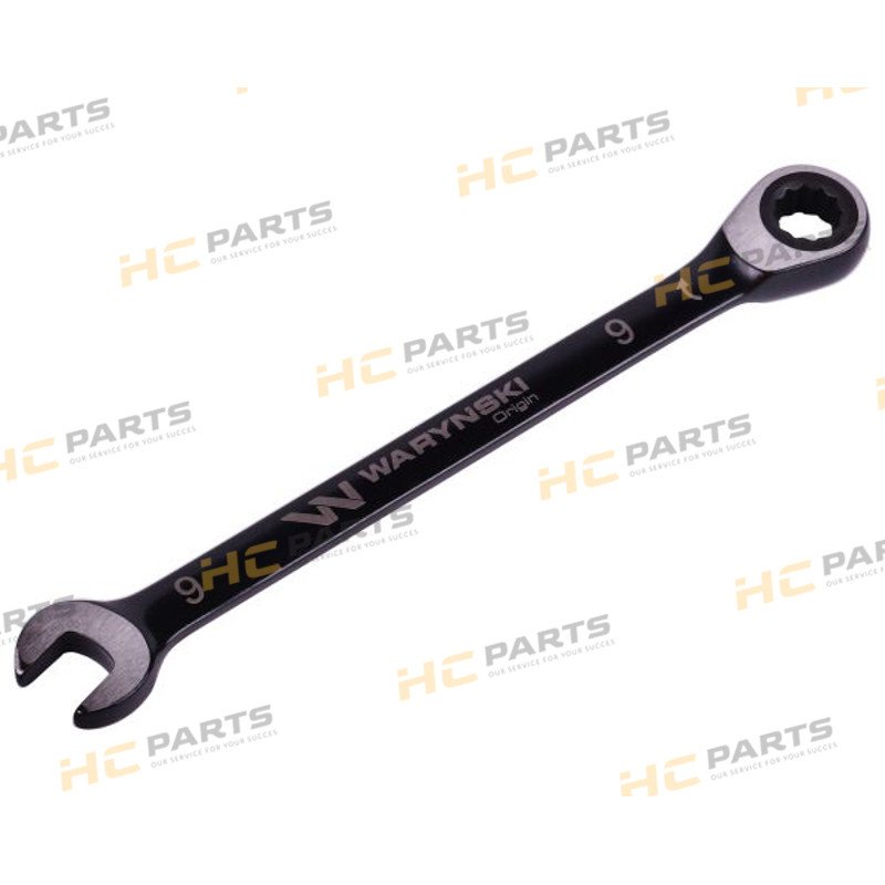 Combination wrench 9 mm with a ratchet 72 teeth standard ASME B107-2010
